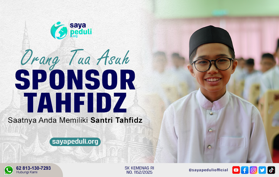 Banner Orang Tua Asuh Sponsor Tahfidz